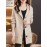 Women's Beige Cardigan Sweater - Longline Open Front Coat-like Jacket, Soft Chic Sweater for Fall/Winter, Elegant Everyday & Formal Outfits, Fall Winter Wear, Soft Texture