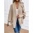 Versatile Solid Color Open Front Batwing Sleeve Cardigan for Spring & Fall, Women's Clothing