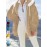 Plus Size - Women'S Cozy Fleece-Lined Hooded Jacket - Oversized Zip-Up with Drawstring, White, All-Season Comfort, Casual Style, Casual Winter Wear | Oversized Hooded Jacket | Zippered Hoodie, Winter Hoodie